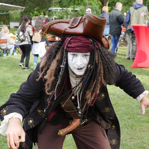 Pantomime Bastian als Pirat